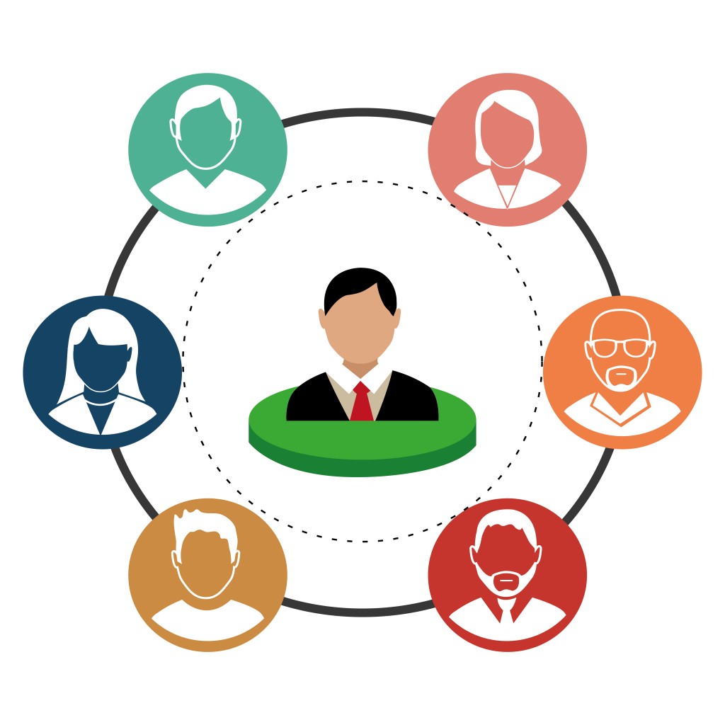 People design over white background, vector illustration.